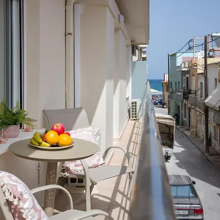 Center Manolia Dream 3 Bedroom Apartment 100M Away From The Beach Chania  Exterior photo